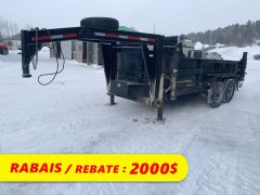 Remorque Dompeur Usagé Col de Cygne 83x14 14k_ Quality Steel