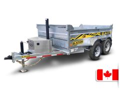 Remorque Dompeur Galvanisée 6 x 10 - 10000lbs