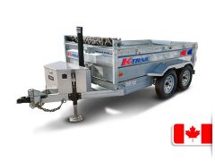 Remorque Dompeur Galvanisée 5 x 10 - 7000lbs