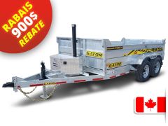 Remorque Dompeur Galvanisée 6 x 12 - 10000lbs 