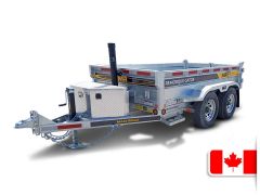 Remorque Dompeur Galvanisée 5 x 10 10 000 lbs - Maxi-Roule ECONO