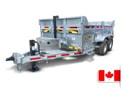 Remorque Dompeur Galvanisée 80 x 12 - 10000lbs - Maxi-Roule