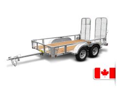 Remorque Utilitaire Galvanisé 66 x 123 ta - VTT - MX