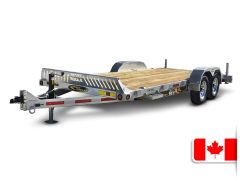 Remorque Plateforme Galvanisée 81 x 14 (12+2) - 10000lbs - MX