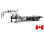 Remorque Gooseneck Galvanisée 102 x 30 (25+5) - 24000lbs - MX