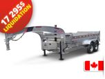 Remorque Dompeur Gooseneck Galvanisée 80 x 14 - 14000lbs