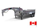 Remorque Dompeur Gooseneck Galvanisée 82 x 16 - 14000lbs
