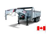 Remorque Dompeur Gooseneck Galvanisée 96 x 16 - 30000lbs