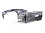 Remorque Dompeur Gooseneck Galvanisée 80 x 14 - 14000lbs
