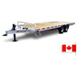 Remorque Deck Over Galvanisée 102 x 20 10000lbs