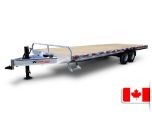 Remorque Deck Over Galvanisée 102 x 24 14000lbs