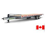 Remorque Deck Over Galvanisée 101 x 24  14000lbs QS