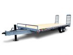 Remorque Deck Over Galvanisée 102 x 24 (20+4) 14000lbs QS