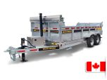 Remorque Dompeur Galvanisée 82 x 16 - 14000lbs - Maxi-Roule