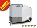 Remorque Fermée Élite 7 x 16 – 7 000 lbs Double Essieux