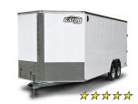 Remorque Fermée Élite 8-5 x 18 – 10 000 lbs Double Essieux