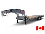 Remorque Gooseneck Galvanisée 102 x 30 (25+5) - 24000lbs - KT