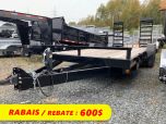 Remorque Plateforme 83x18 (16+2) 14K QS