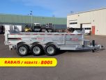 Remorque À Bascule Galvanisée 82x16 KT 21K Lbs