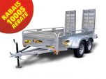 Remorque Utilitaire Galvanisée 72 x 144 ta - rs - freins electriques - MX