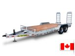 Remorque Plateforme Galvanisée 83 x 18 (16+2) - 14000lbs