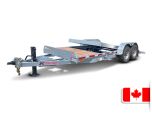 Remorque Tilt Galvanisée 81 x 20 (4+16) - 14000lbs