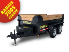 Remorque Dompeur 5 x 10 - 7000 lbs
