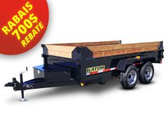 Remorque Dompeur 6 x 10 - 7000lbs