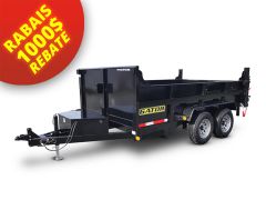 Remorque Dompeur 83 x 12 - 14000lbs