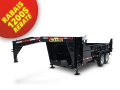 Remorque Dompeur Gooseneck 83 x 16 - 14000lbs