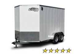 Remorque Fermée Galvanisée Élite 6 x 12 – 7000lbs