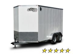 Remorque Fermée Galvanisée Élite 7 x 12 – 7000lbs