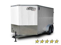 Remorque Fermée Galvanisée Élite 7 x 14 – 7000lbs
