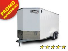 Remorque Fermée Élite 7 x 16 – 7 000 lbs Double Essieux