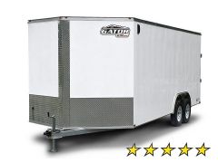 Remorque Fermée Élite 8-5 x 18 – 10 000 lbs Double Essieux