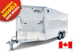 Remorque Fermée Élite Snow Series 8-5 x 24 – 7 000 lbs Double Essieux
