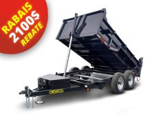 Remorque Dompeur  83 x 12 - 14000lbs