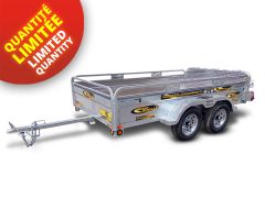 Remorque Utilitaire Galvanisée 66 x 123 ta - rp - MX