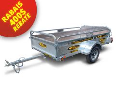 Remorque Utilitaire Galvanisée 66 x 123 sa - TGSR - MX