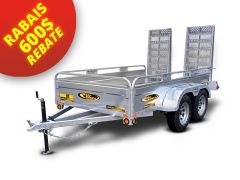 Remorque Utilitaire Galvanisée 66 x 123 ta - rs - MX