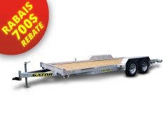 Remorque Plateforme Galvanisée 82 x 16 - 7000lbs