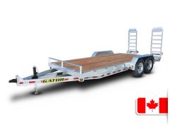 Remorque Plateforme Galvanisée 83 x 16 (14+2) - 10000lbs