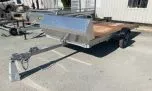 Snowmobile Flatdeck Galvanised Trailer YC 60x144