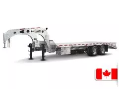 Remorque Gooseneck Galvanisée 102 x 30 (25+5) - 24000lbs - MX