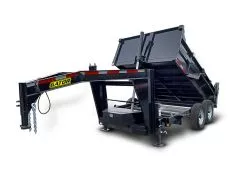 Gooseneck Dump trailer 83 x 12 - 14000lbs