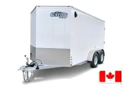 Remorque Fermée Galvanisée Élite 7 x 12 – 7000lbs
