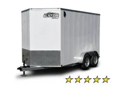 Enclosed Galvanized trailer Elite 6 x 10 – 7000lbs