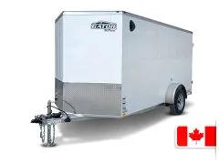 Remorque Fermée Galvanisée Élite 7 x 12 – 3500lbs