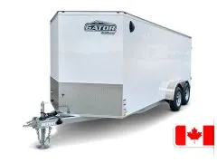 Remorque Fermée Galvanisée Élite 7 x 16 – 7000lbs