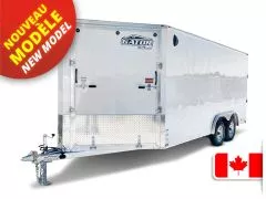 Remorque Fermée Élite Snow Series 8-5 x 24 – 7 000 lbs Double Essieux